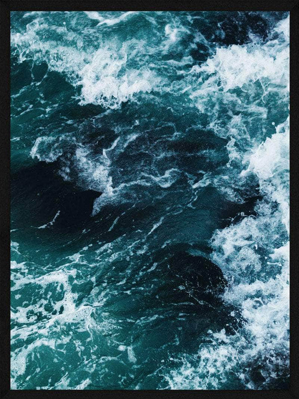 Hav med bølger plakat natur