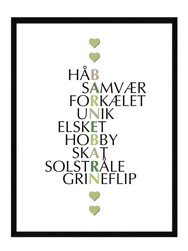 Barnebarn citat plakat citat