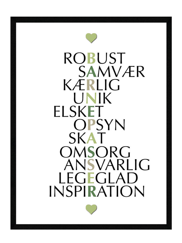 Barnepasser plakat citat