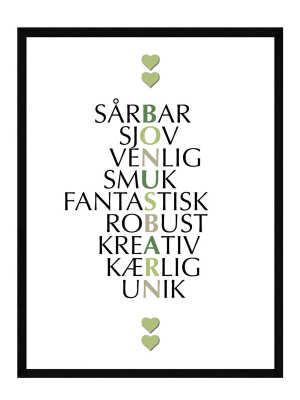 Bonusbarn citat plakat citat