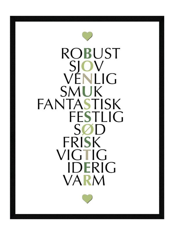 Bonussøster citat plakat