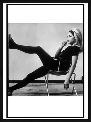 Brigitte bardot portræt - plakat personer