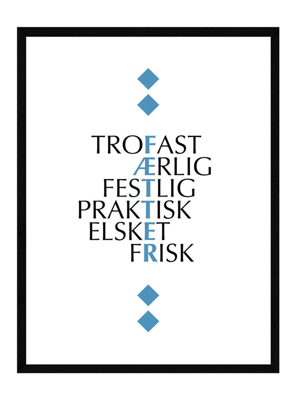 Fætter citat plakat citat