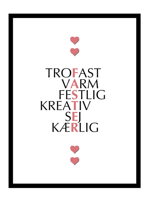 Faster citat plakat citat