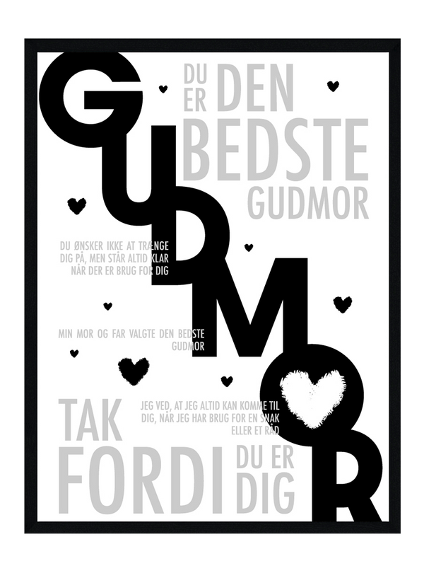 Gudmor plakat - Personlig plakat citat