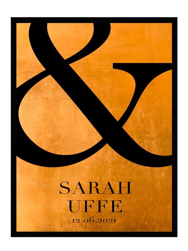 Guldbryllup plakat citat