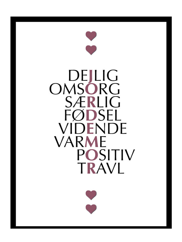 Jordemoder citat plakat