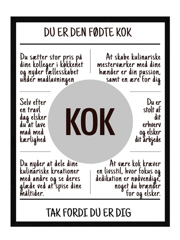 Kok plakat citat