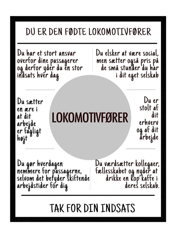 Lokomotivfører plakat