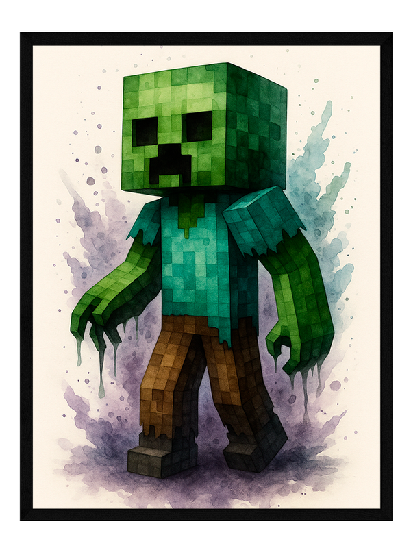 Minecraft plakat 3 citat