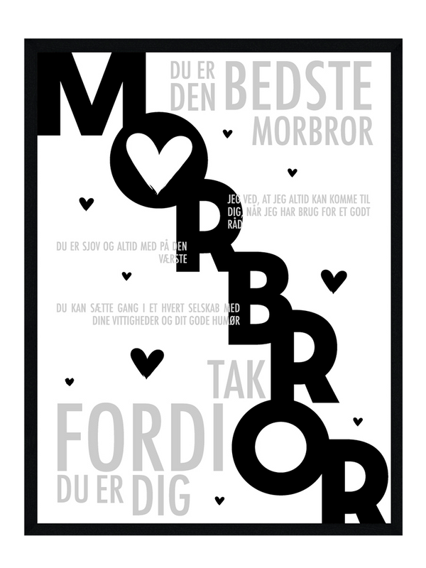 Morbror plakat - Personlig plakat citat