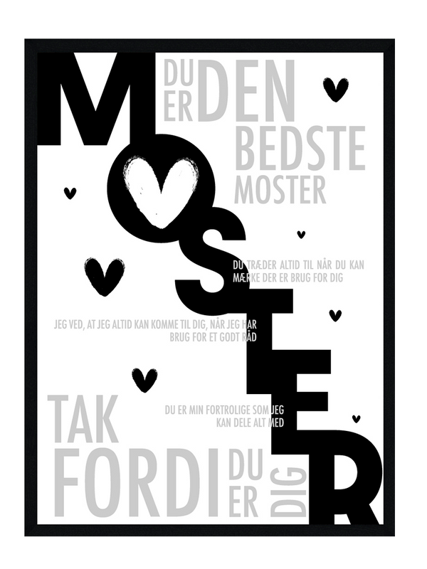 Moster plakat - Personlig plakat citat