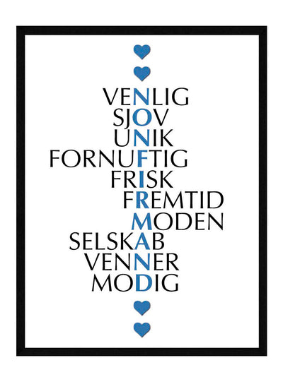 Blå