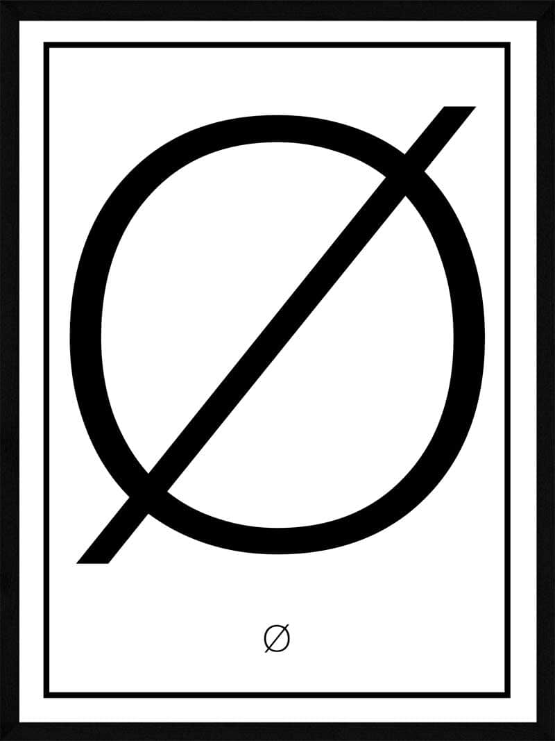 Ø - Børneplakat