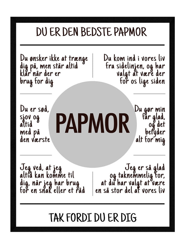 Papmor plakat citat
