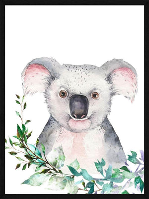 Portræt af en koala børneplakat børneplakat