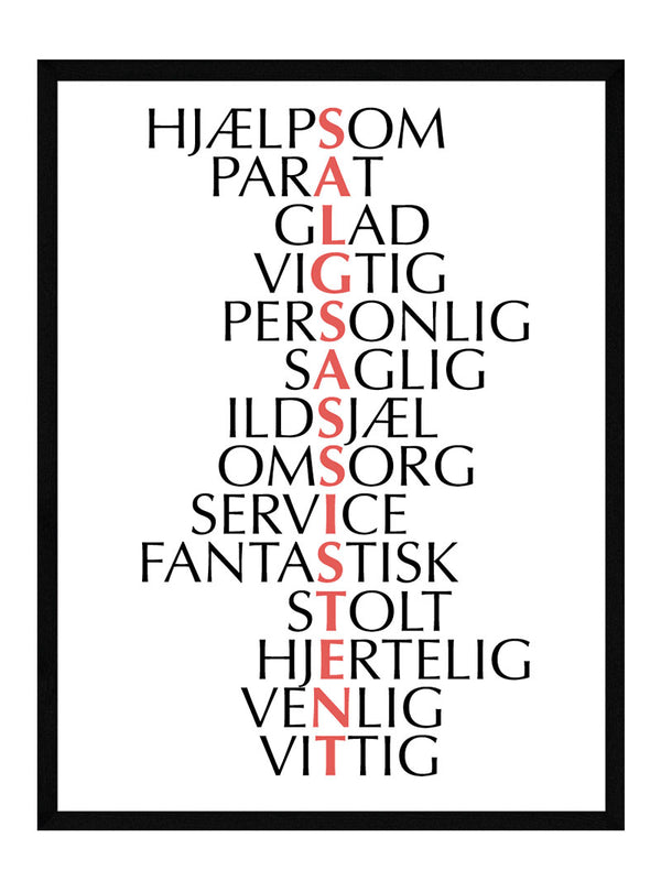 Salgsassistent citat plakat citat