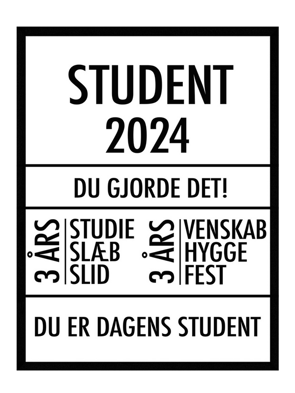 Student plakat