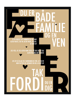 Faetter plakat - Personlig plakat