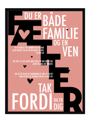 Faetter plakat - Personlig plakat