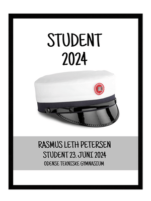 Personlig student plakat