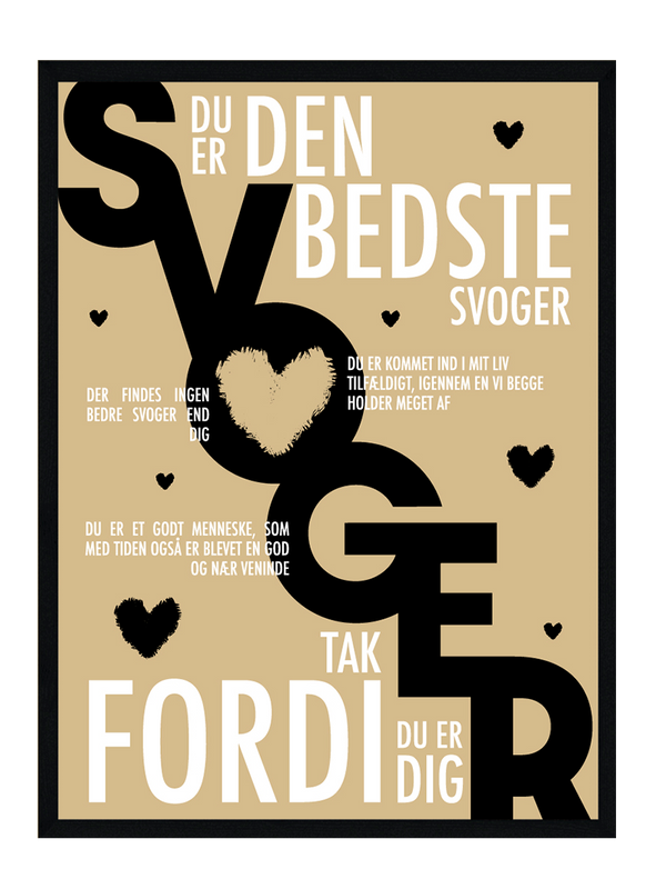 Svoger plakat - Personlig plakat