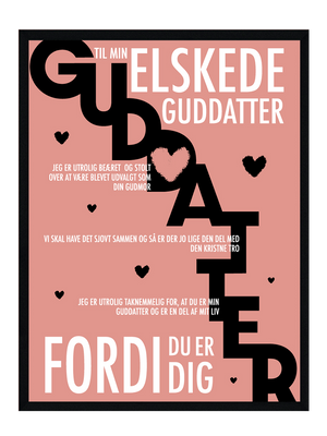 Guddatter plakat - Personlig plakat