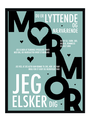 Mormor plakat - Personlig plakat