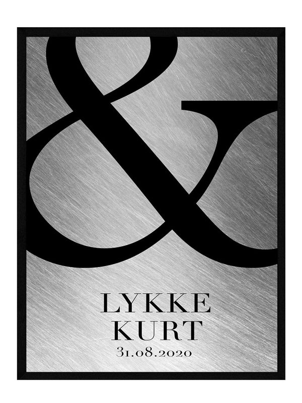 Sølvbryllup plakat citat