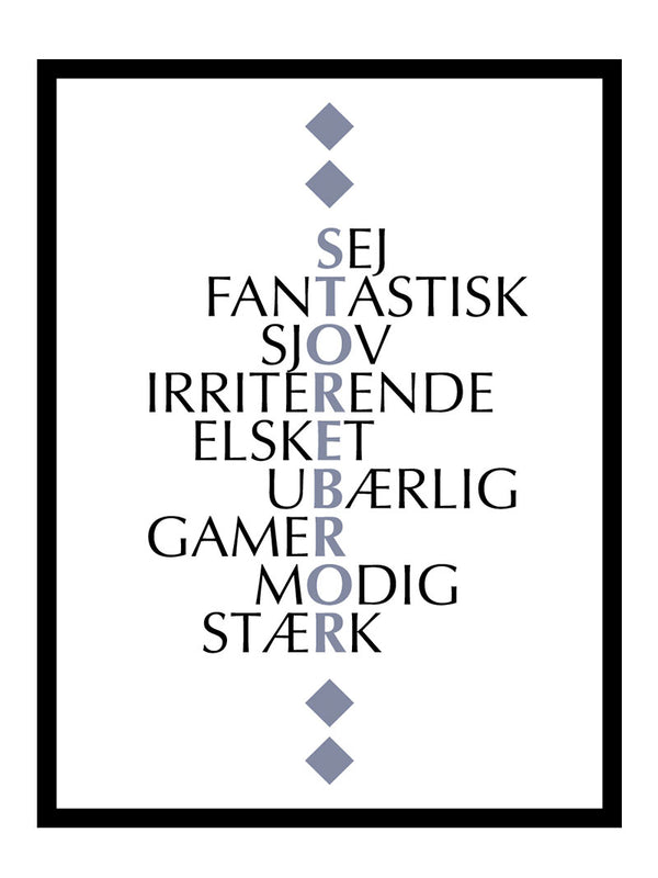 Storebror citat plakat citat