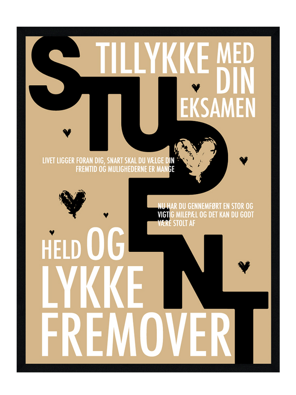 Student plakat - Personlig plakat citat