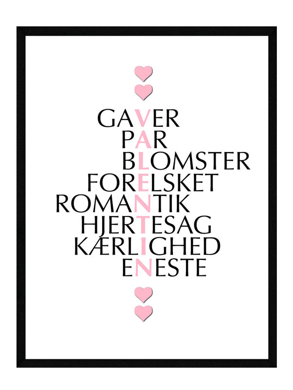 Valentin citat plakat citat