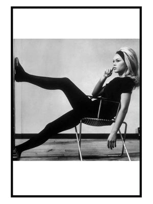 Brigitte bardot portræt - plakat personer