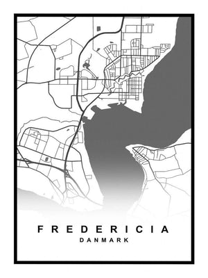 Fredericia plakat kort