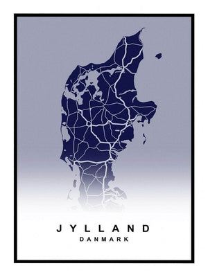 Jylland plakat kort