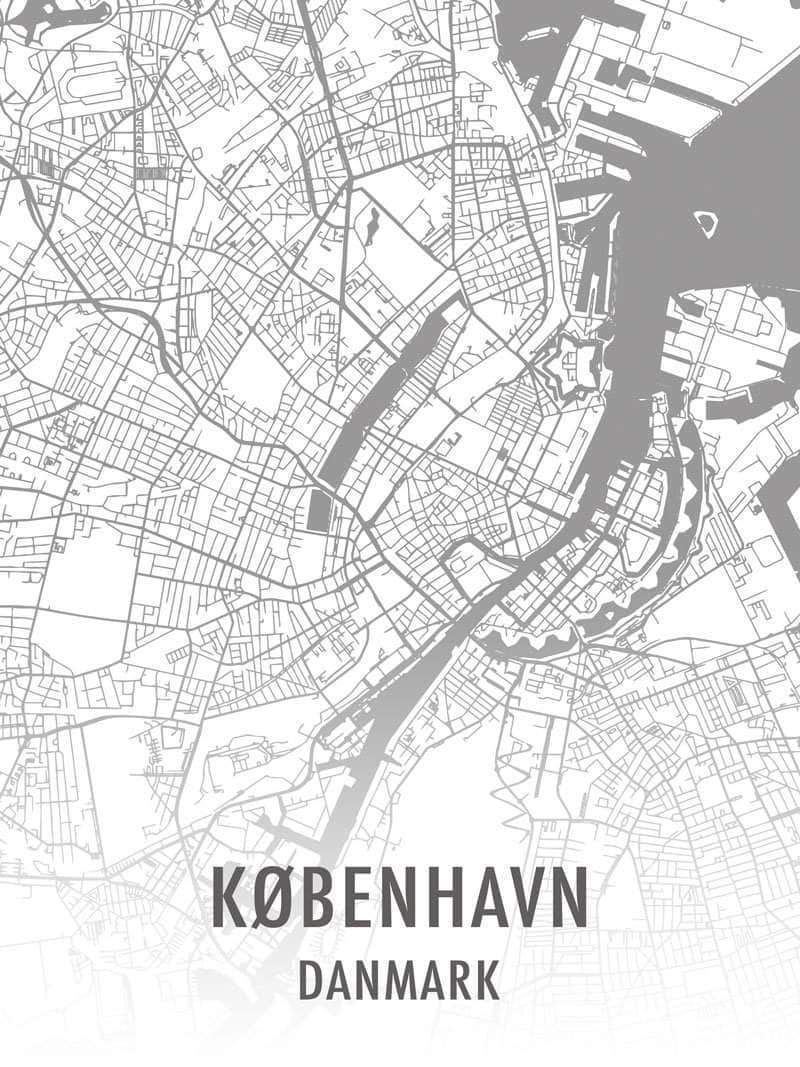 kokain Karakter Tæmme → København Plakat Hvid. Køb by plakater fra 29 kr!