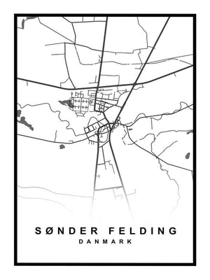 Sønder Felding Plakat kort