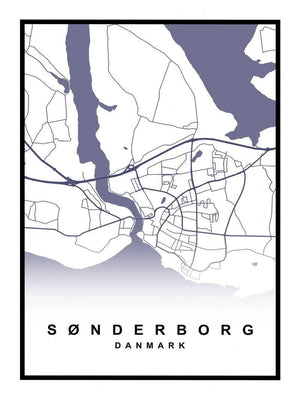 Sønderborg plakat kort